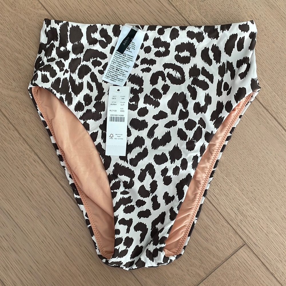 NWT JCREW High Waisted Bikini Bottom